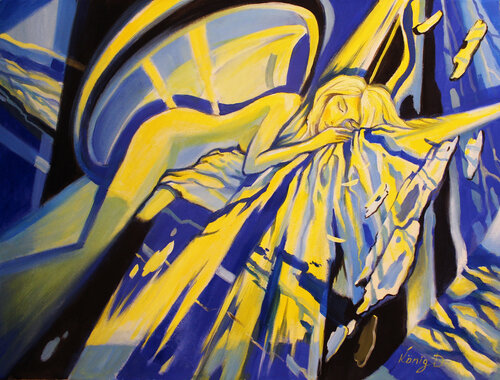 Sleeping Angel par Dmitry King, Peinture en vente sur Singulart