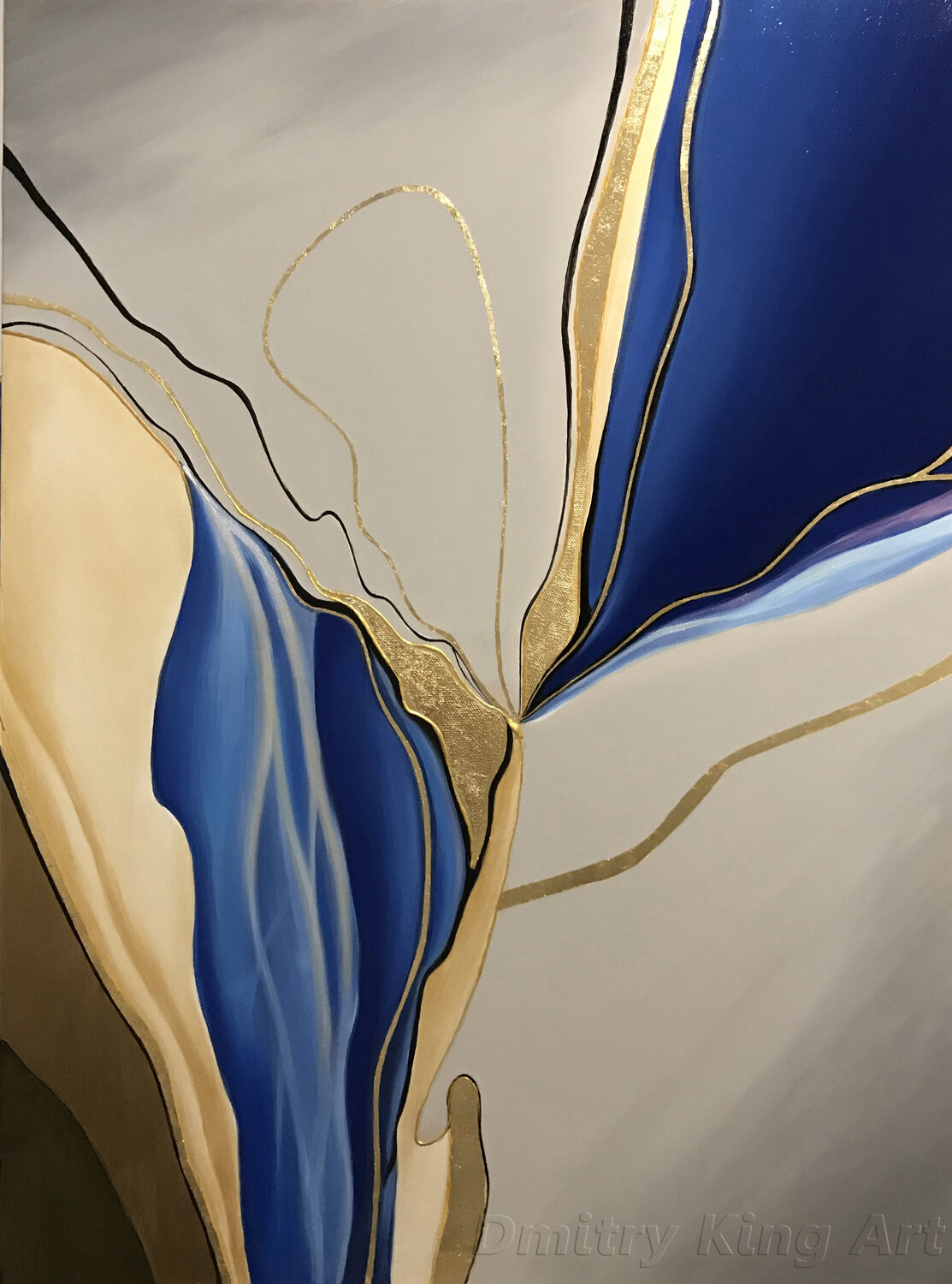 Wings of Happiness - Abstract painting Dmitry King