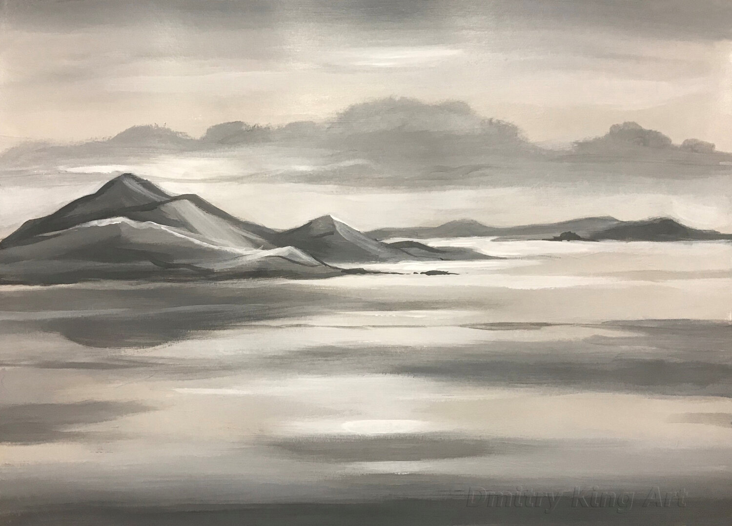 Light on the Water Dmitry King Dipinto originale in vendita