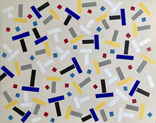 JEUX DE COULEURS di Gilbert Raffin, Pittura in vendita su Singulart