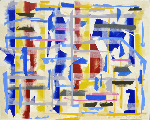 POLYCHROME par Gilbert Raffin, Œuvre sur papier en vente sur Singulart