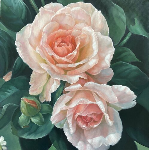Breath of petals von Anna Reznikova, Malerei kaufen auf Singulart