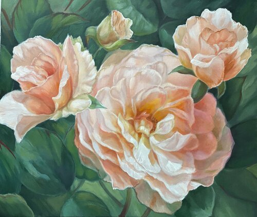 Through the Petals von Anna Reznikova, Malerei kaufen auf Singulart