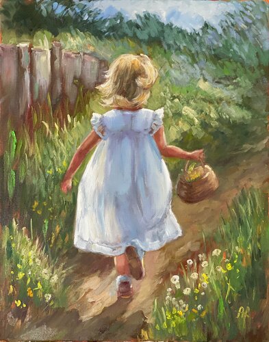 Chasing The Sun von Anna Reznikova, Malerei kaufen auf Singulart