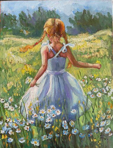 Daisy Daydream di Anna Reznikova, Pittura in vendita su Singulart