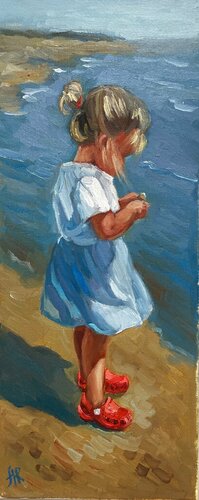 Little Treasure di Anna Reznikova, Pittura in vendita su Singulart