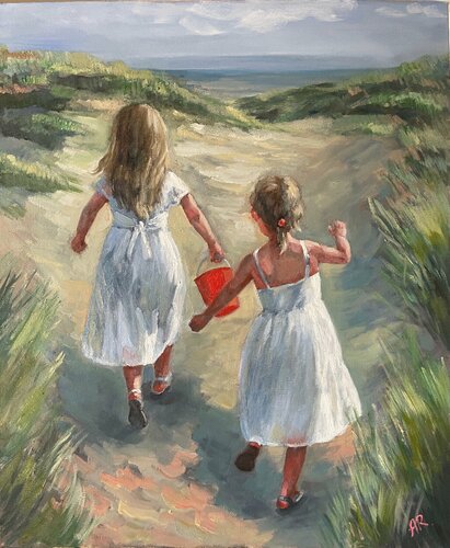 Afternoon Adventure di Anna Reznikova, Pittura in vendita su Singulart