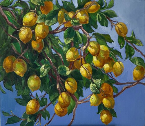 Lemon Tree di Anna Reznikova, Pittura in vendita su Singulart