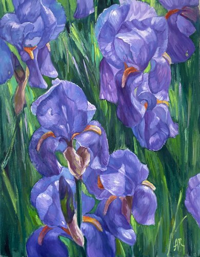 Garden Glimmer di Anna Reznikova, Pittura in vendita su Singulart