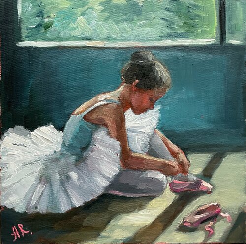 Little Balet Dancer von Anna Reznikova, Malerei kaufen auf Singulart