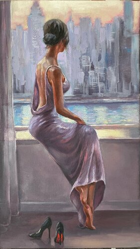 Urban Sunrise von Anna Reznikova, Malerei kaufen auf Singulart