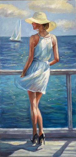 Windy Day von Anna Reznikova, Malerei kaufen auf Singulart