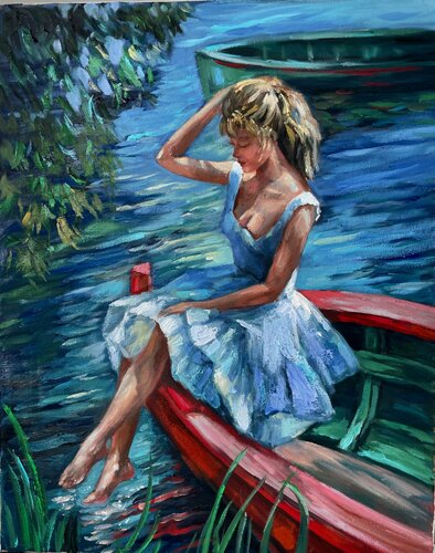 Lazy Day von Anna Reznikova, Malerei kaufen auf Singulart