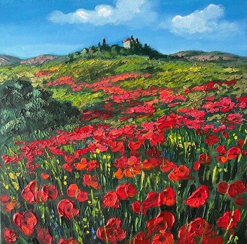 Spring Blossom di Anna Reznikova, Pittura in vendita su Singulart