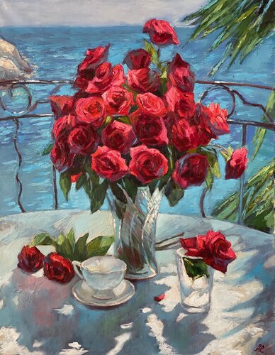 Summer Still life von Anna Reznikova, Malerei kaufen auf Singulart