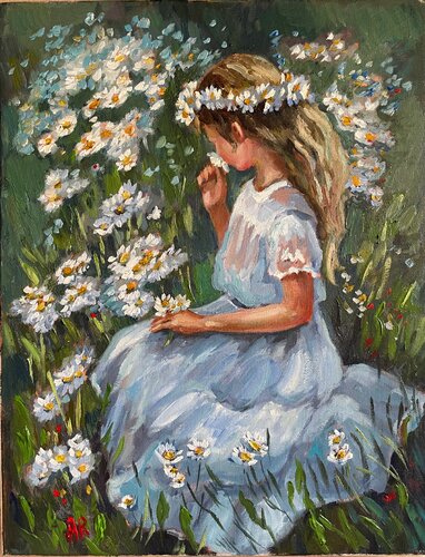 Summer di Anna Reznikova, Pittura in vendita su Singulart