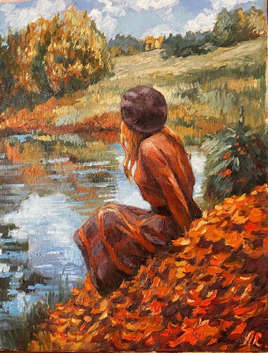 Autumn Fairy Tale van Anna Reznikova, Schilderij te koop op Singulart