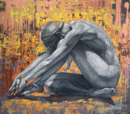 Girl with Pearl Earring van Anna Reznikova, Schilderij te koop op Singulart