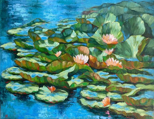 Calm Water van Anna Reznikova, Schilderij te koop op Singulart