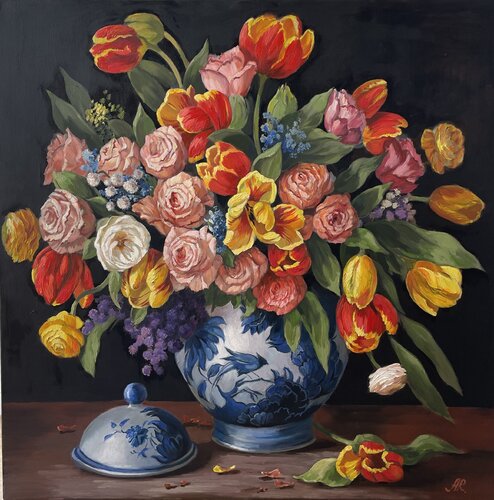 Flemish Bouquet von Anna Reznikova, Malerei kaufen auf Singulart