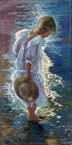 Sea Sunset von Anna Reznikova, Malerei kaufen auf Singulart