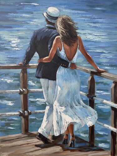 Deep Breeze II van Anna Reznikova, Schilderij te koop op Singulart