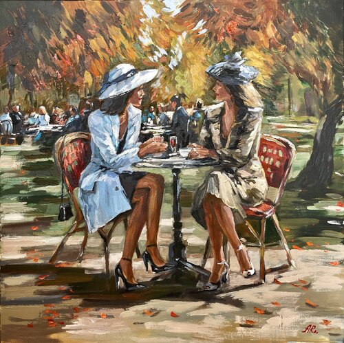 Autumn Elegance di Anna Reznikova, Pittura in vendita su Singulart