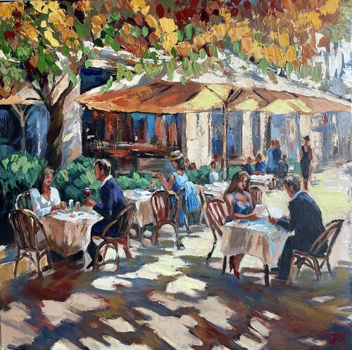 Autumn Day van Anna Reznikova, Schilderij te koop op Singulart