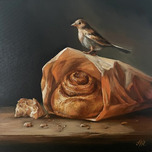 Still life with Bird von Anna Reznikova, Malerei kaufen auf Singulart