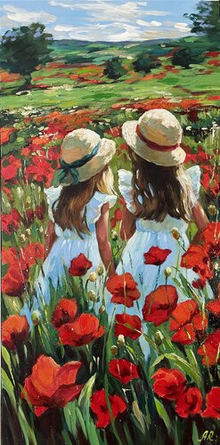 Spring Meadow von Anna Reznikova, Malerei kaufen auf Singulart