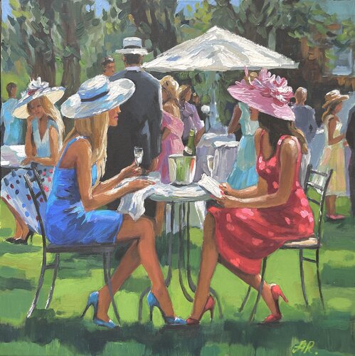 GIRLS van Anna Reznikova, Schilderij te koop op Singulart