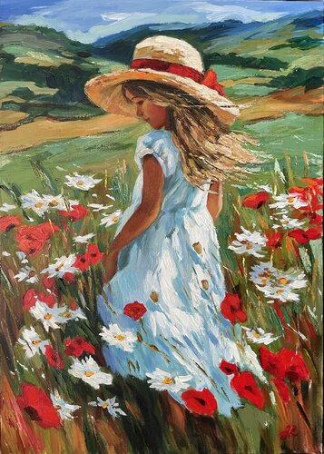 Scarlet Spring by Anna Reznikova, Painting for Sale on Singulart
