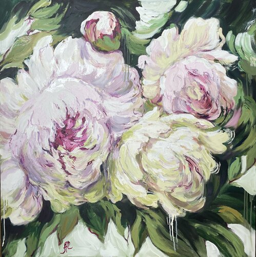 Peonies de Anna Reznikova, Pintura a la venta en Singulart