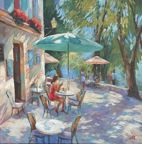 Sunny Day de Anna Reznikova, Pintura a la venta en Singulart