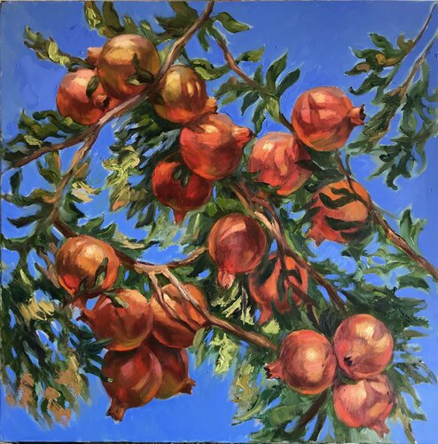 Pomegranate Tree di Anna Reznikova, Pittura in vendita su Singulart