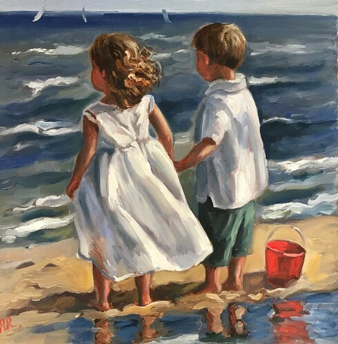 Golden Days di Anna Reznikova, Pittura in vendita su Singulart