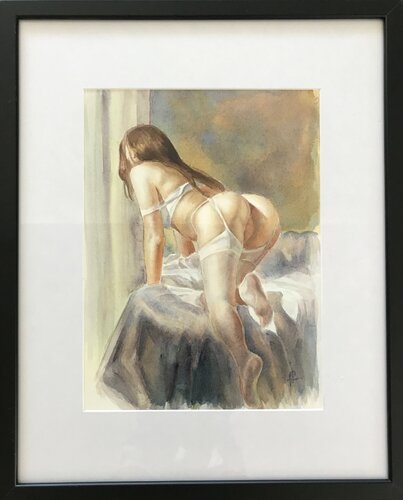 Late Date von Anna Reznikova, Werk auf Papier kaufen auf Singulart