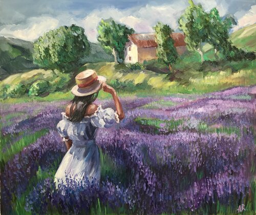 Wild Lavender von Anna Reznikova, Malerei kaufen auf Singulart