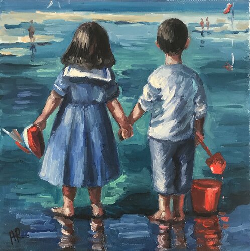 Coastal Idyll von Anna Reznikova, Malerei kaufen auf Singulart