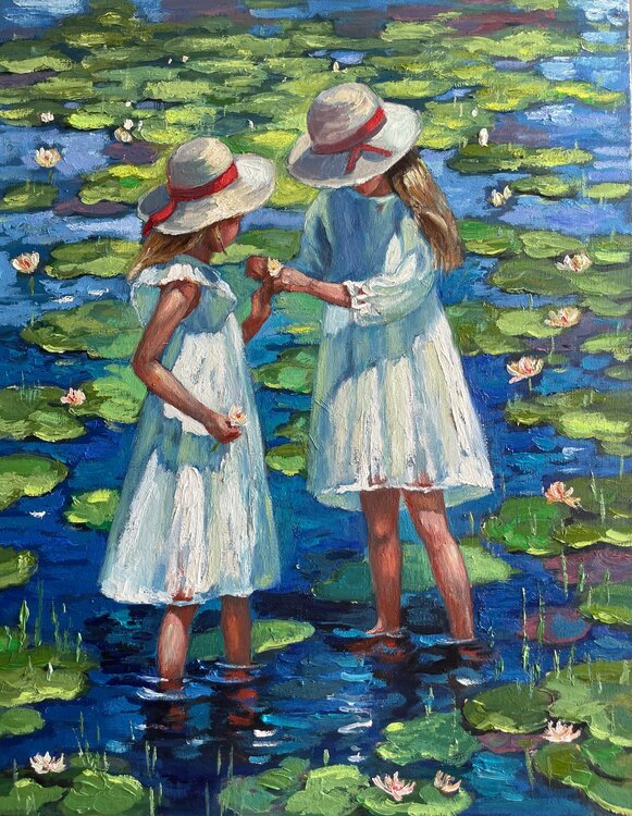 Pond  Flowers Anna Reznikova