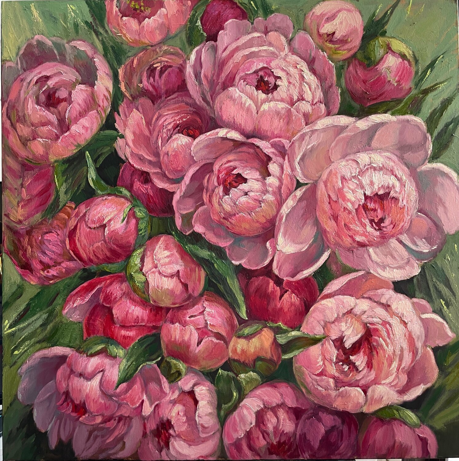 Colourful Peonies Anna Reznikova