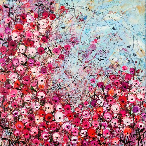 Ringa Roses di Angie Wright, Pittura in vendita su Singulart