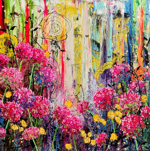 Eudaimonia di Angie Wright, Pittura in vendita su Singulart