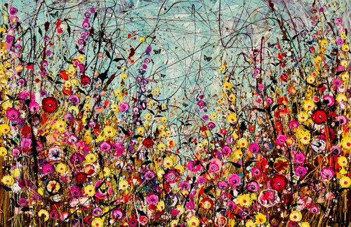Summer Groove - Large Painting di Angie Wright, Pittura in vendita su Singulart