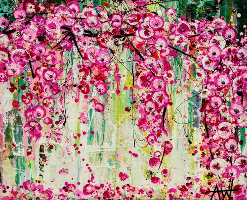 Spring Blossoms di Angie Wright, Pittura in vendita su Singulart