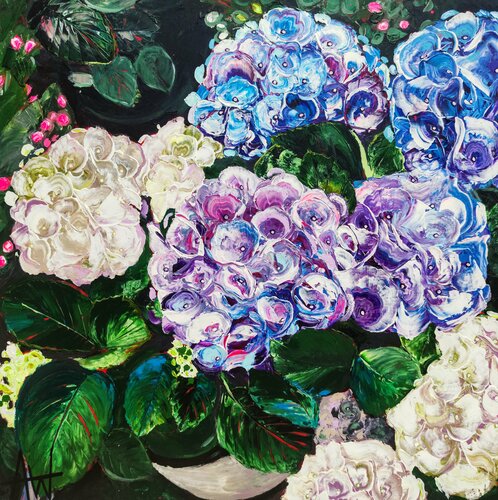 Blue by Angie Wright, Painting for Sale on Singulart