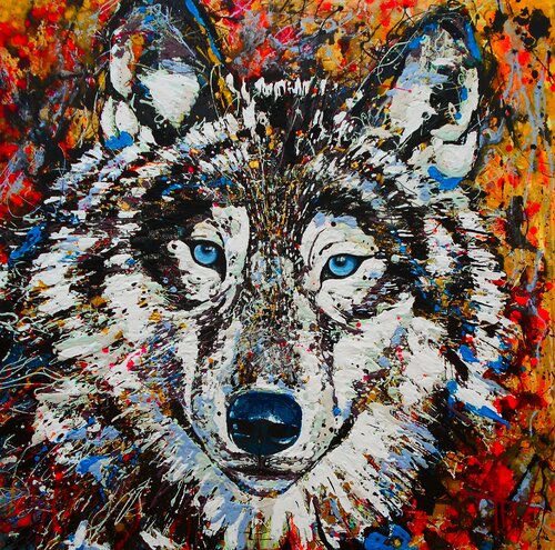 La Loba di Angie Wright, Pittura in vendita su Singulart