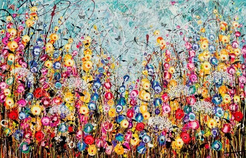 Allegro di Angie Wright, Pittura in vendita su Singulart