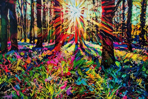 Spellbound di Angie Wright, Pittura in vendita su Singulart
