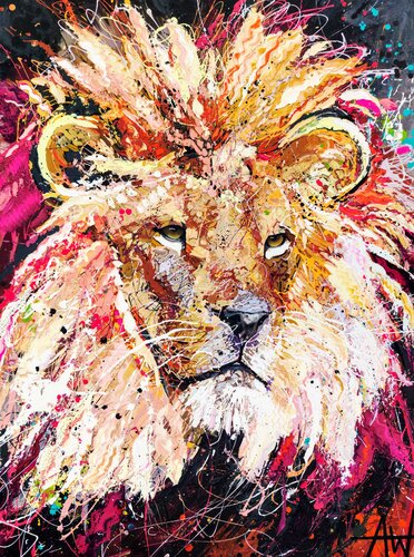 Brave Heart di Angie Wright, Pittura in vendita su Singulart